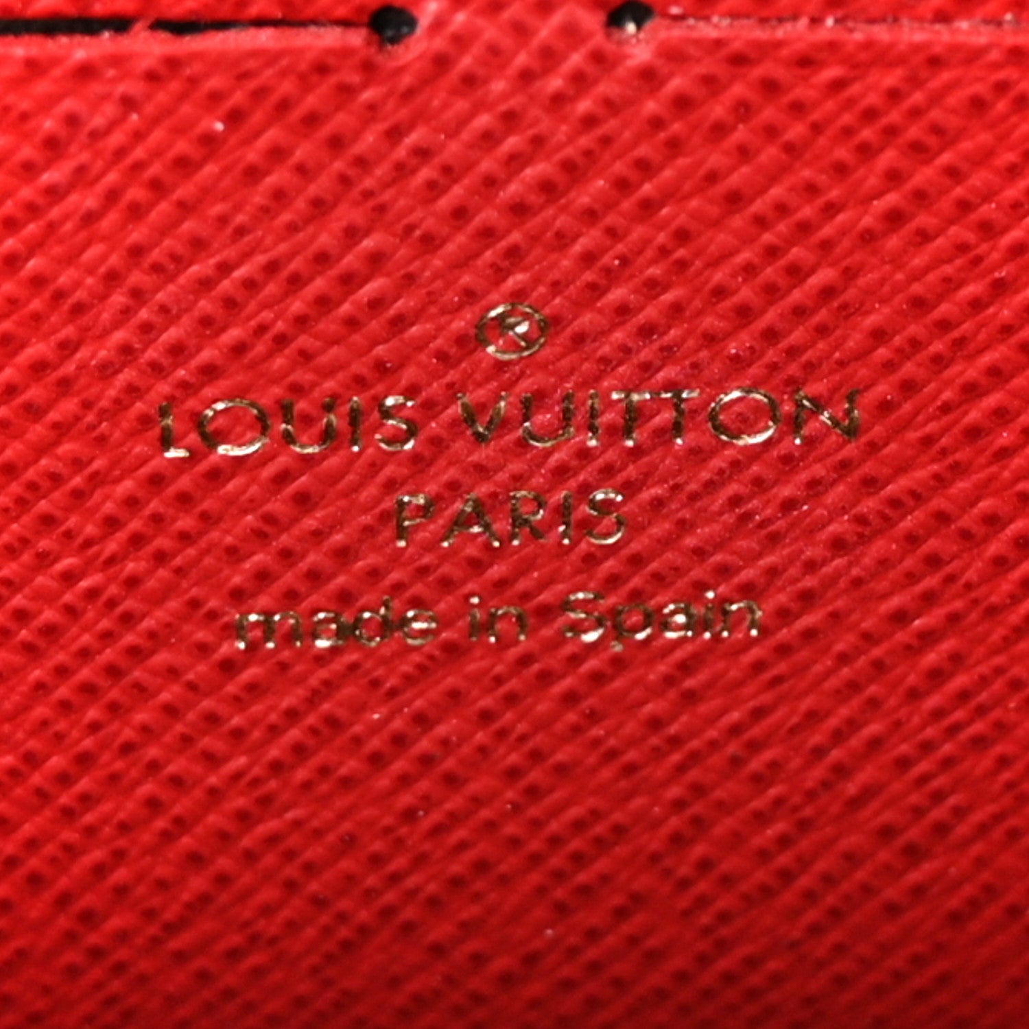 Louis Vuitton Damier Ebene Clemence Wallet Cherry 6 of 8
