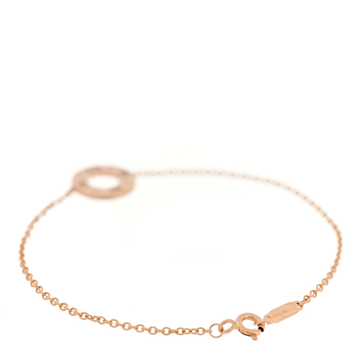 18K Rose Gold Diamond Atlas Pierced Bracelet