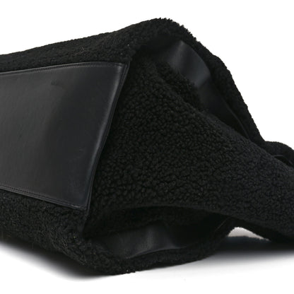 Chanel Shearling Large Deauville Tote Black 10 of 10