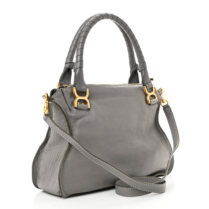 Chloe Calfskin Medium Marcie Satchel Cashmere Grey 3 of 9
