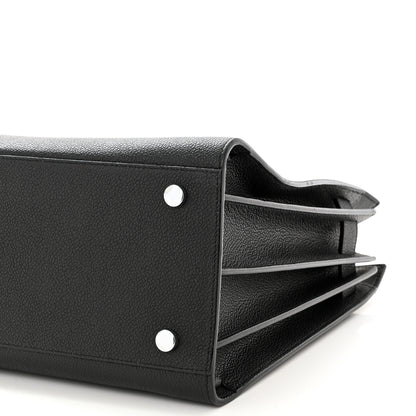 Saint Laurent Grained Calfskin Small Sac De Jour Black 10 of 10