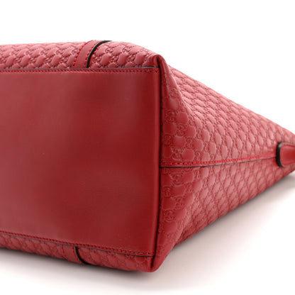 Gucci Soft Microguccissima Dome Satchel Red 10 of 13