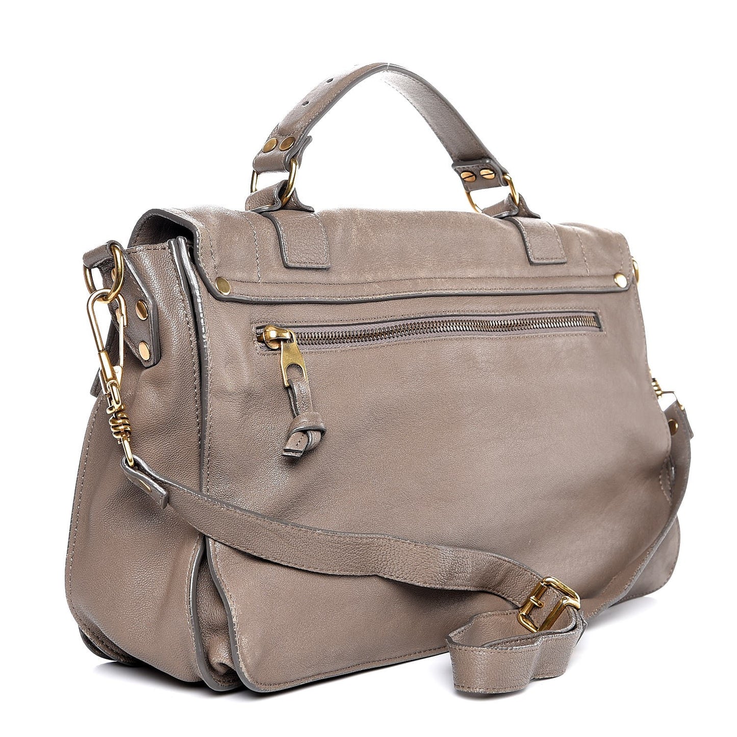Lambskin Medium PS1 Satchel Smoke