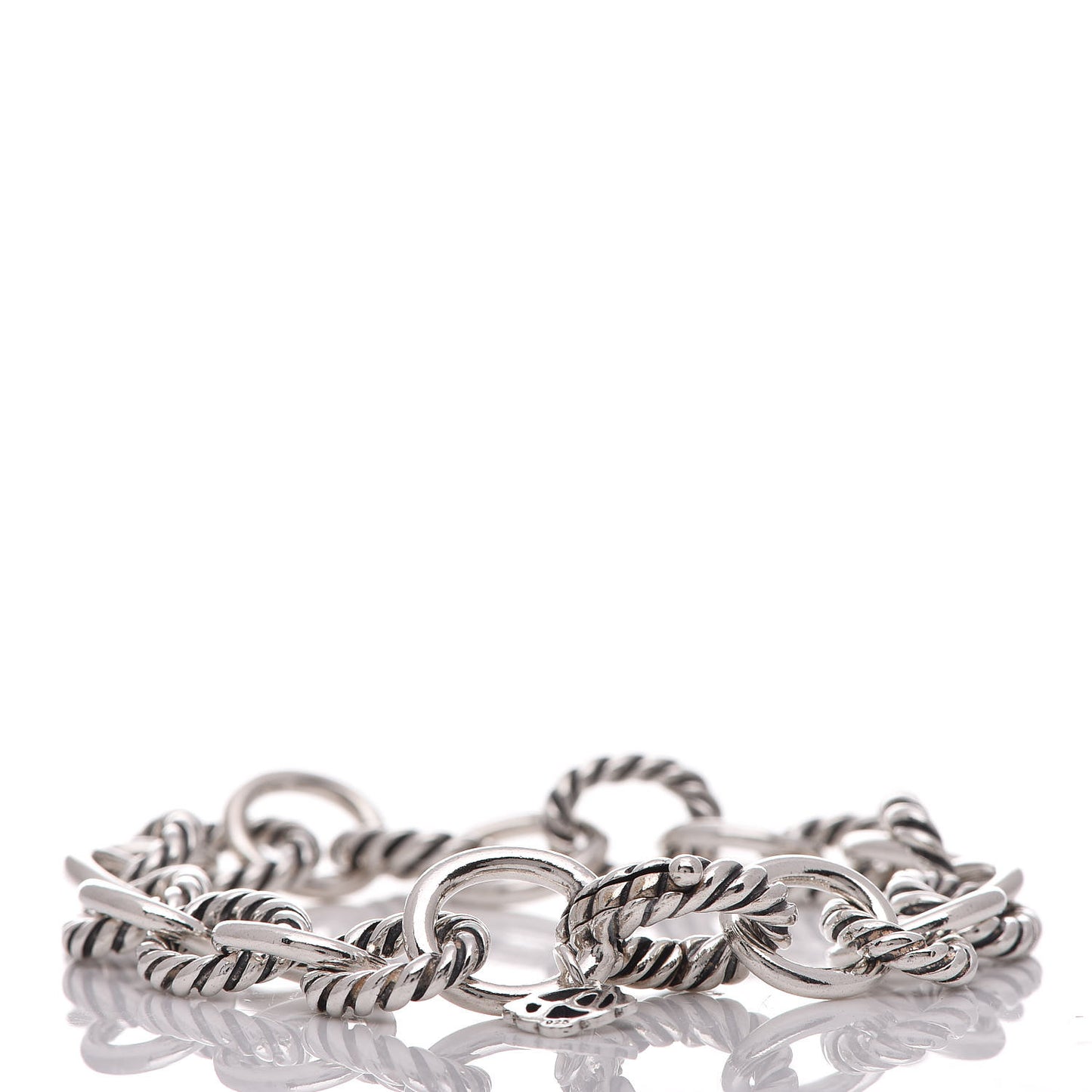 Sterling Silver 10mm Medium Oval Link Bracelet