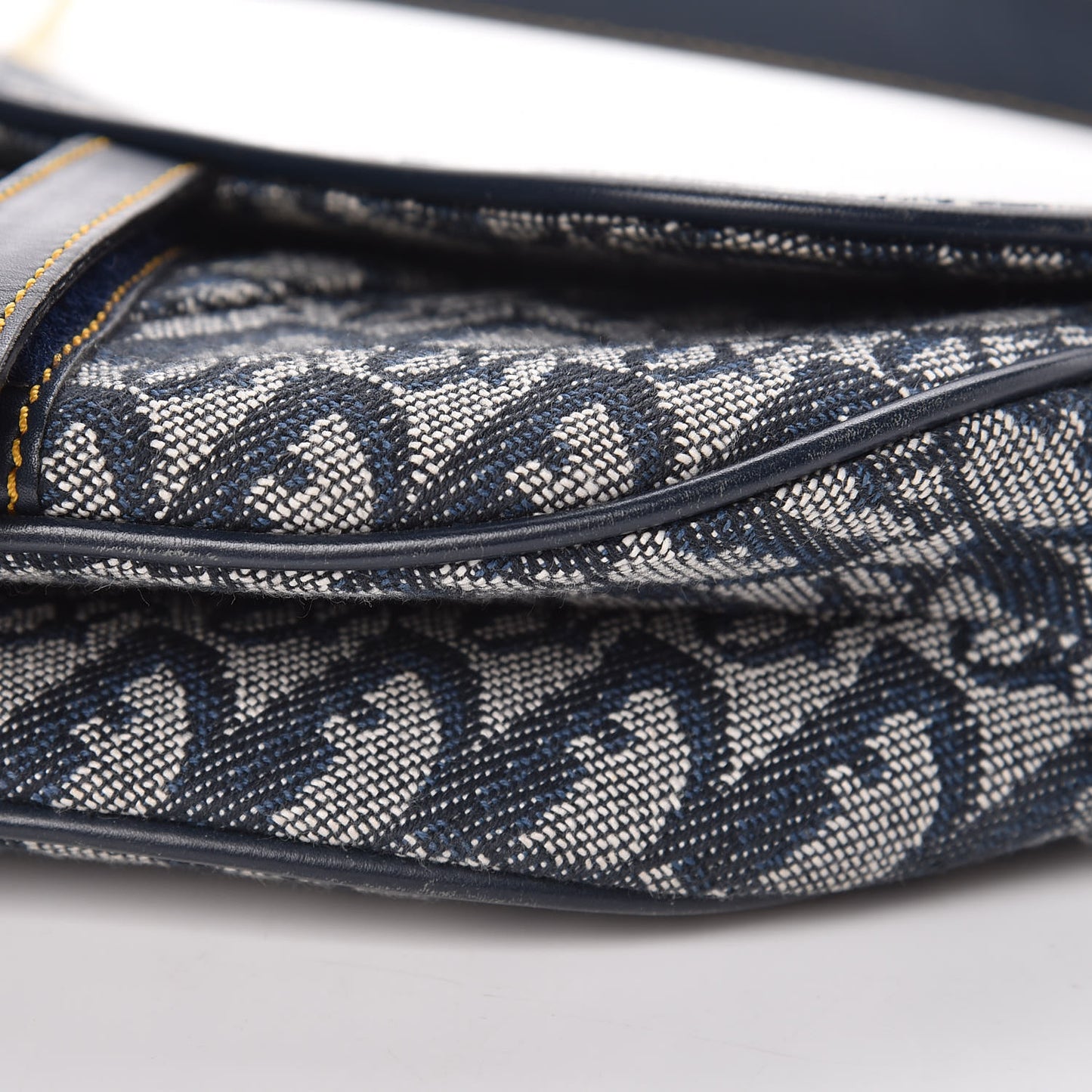 Monogram Saddle Bag Blue