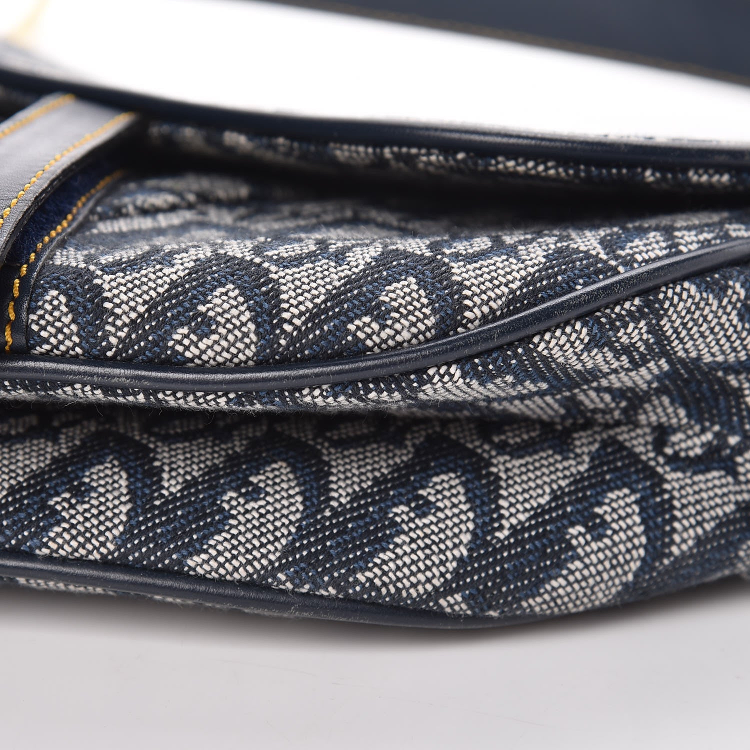 Christian Dior Monogram Saddle Bag Blue 13 of 16