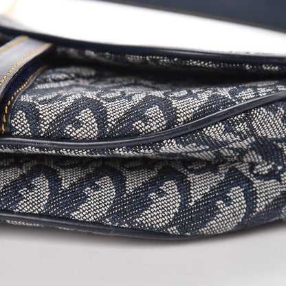Christian Dior Monogram Saddle Bag Blue 13 of 18
