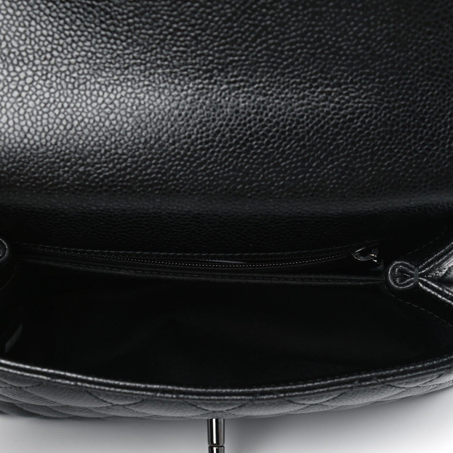 Chanel Caviar Quilted Mini Coco Handle Flap So Black 4 of 8