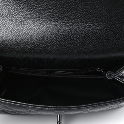 Chanel Caviar Quilted Mini Coco Handle Flap So Black 4 of 8
