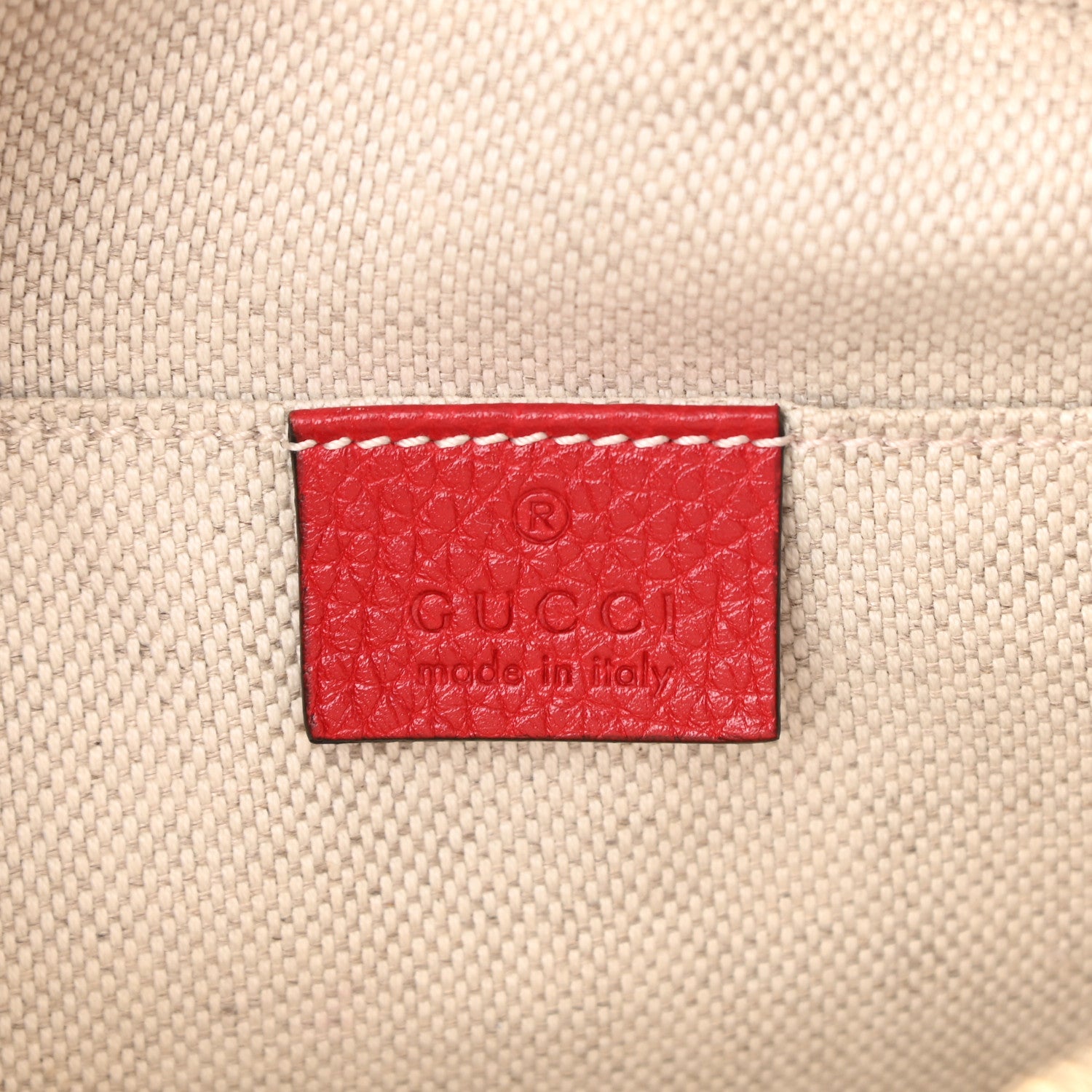 Gucci Pebbled Calfskin Small Soho Disco Bag Tabasco Red 6 of 10