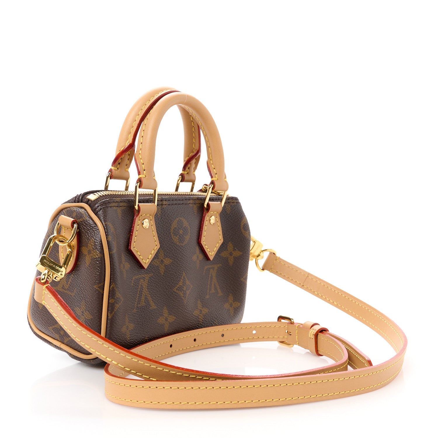 Louis Vuitton Monogram Nano Speedy Bandouliere 3 of 11