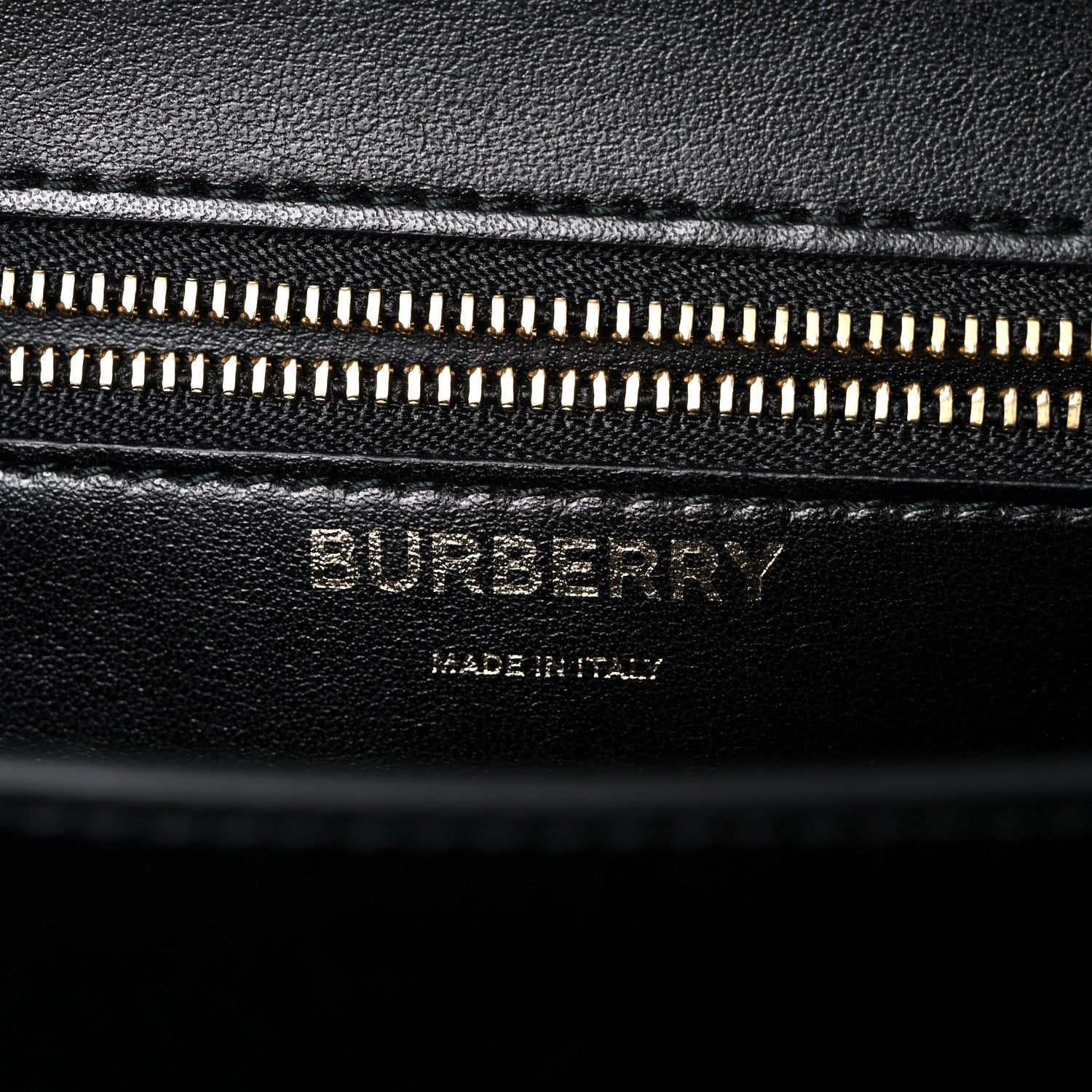 Burberry E-Canvas Monogram Stripe Small TB Bag Bridle Brown 6 of 11