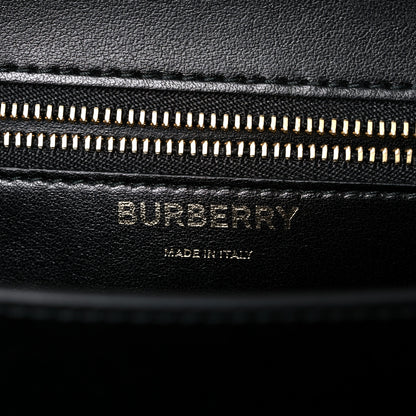 Burberry E-Canvas Monogram Stripe Small TB Bag Bridle Brown 6 of 11