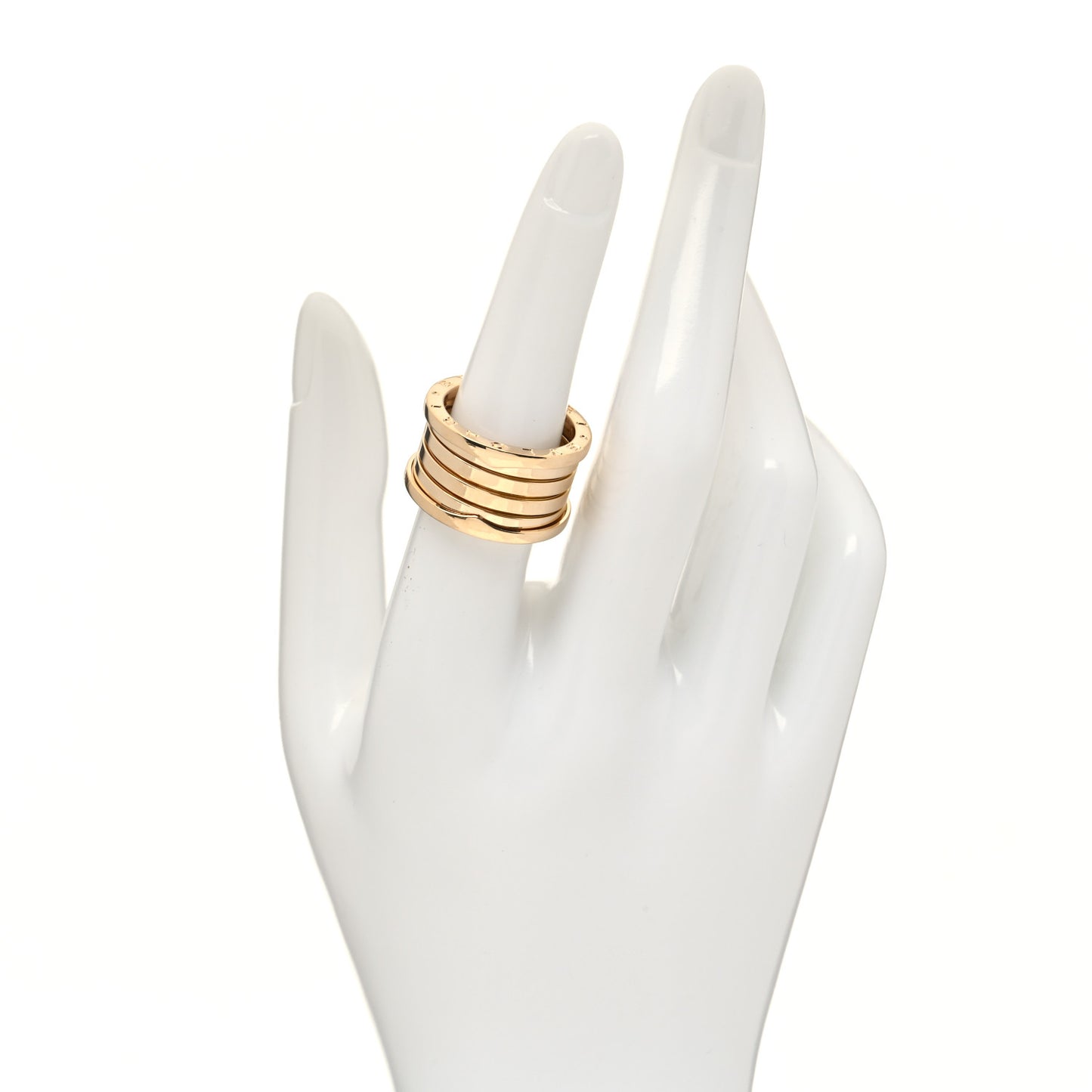 18K Yellow Gold B.Zero1 Five-Band Anniversary Ring 55 7.25