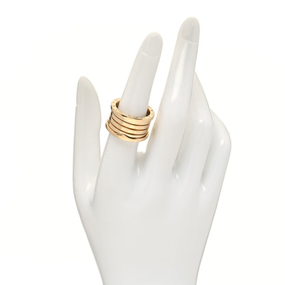 Bulgari 18K Yellow Gold B.Zero1 Five-Band Anniversary Ring 55 7.25 2 of 5