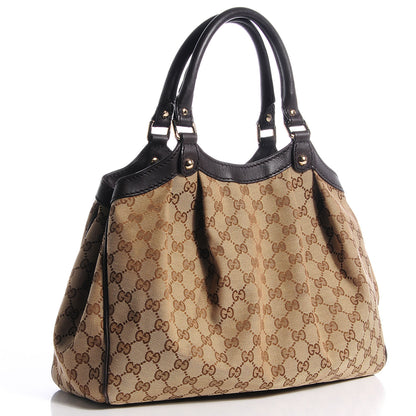 Gucci Monogram Medium Sukey Tote Dark Brown 3 of 8