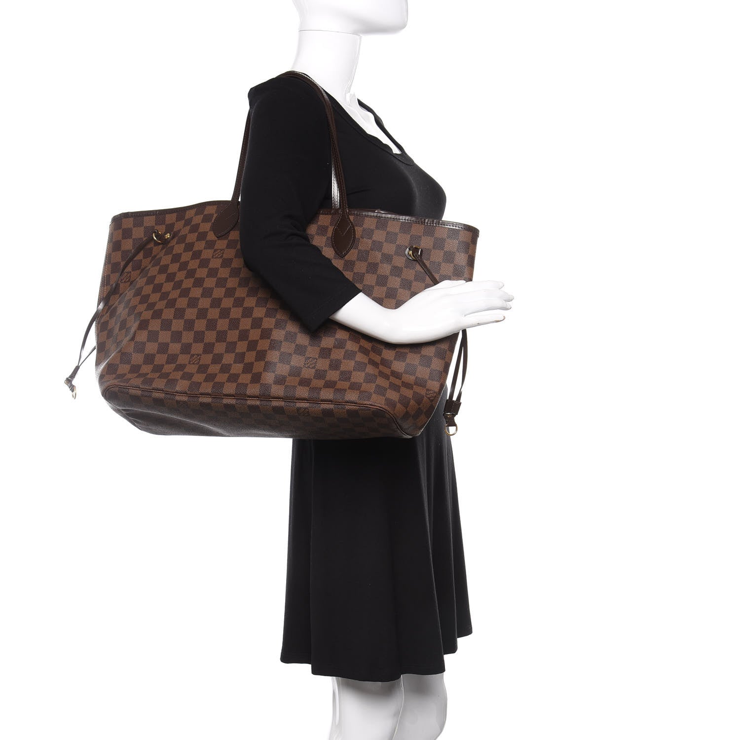 Louis Vuitton Damier Ebene Neverfull GM 2 of 15