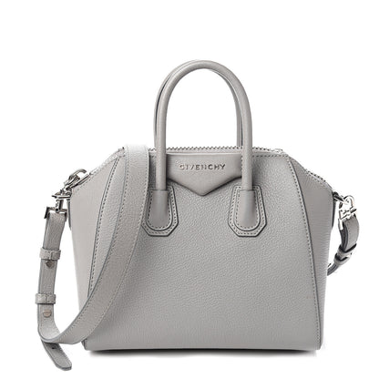 Givenchy Sugar Goatskin Mini Antigona Pearl Grey 1 of 16