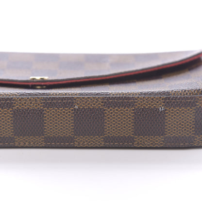 Louis Vuitton Damier Ebene Pochette Felicie Chain Wallet 11 of 13