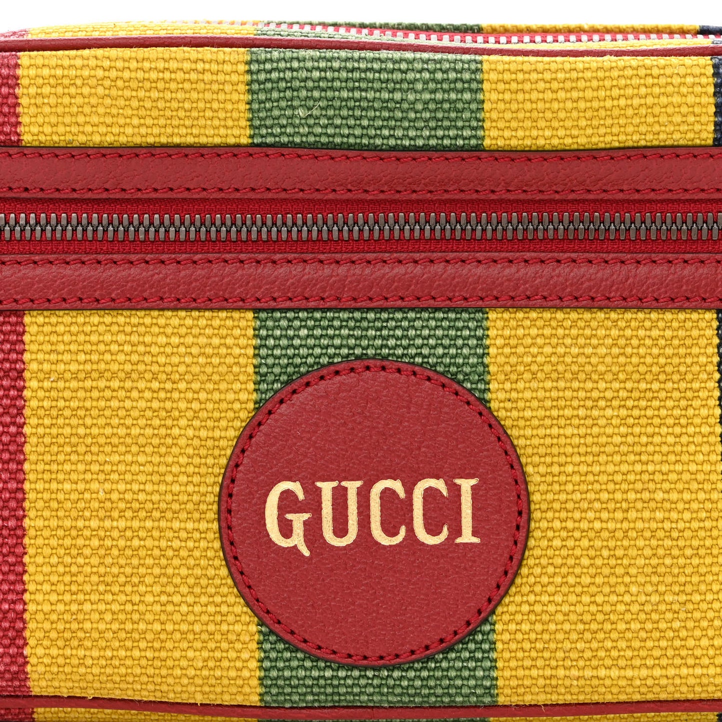 Canvas Marley Stripe Script Logo Gucci Belt Bag 100 40 Multicolor