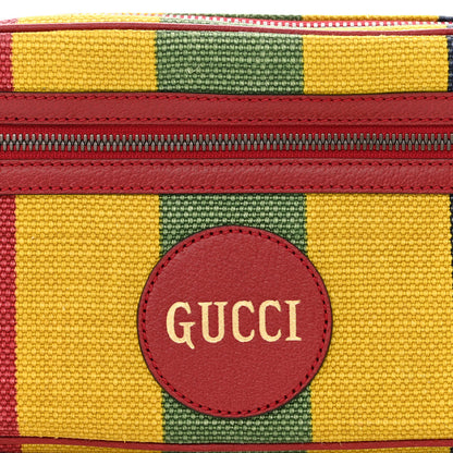 Gucci Canvas Marley Stripe Script Logo Gucci Belt Bag 100 40 Multicolor 8 of 10