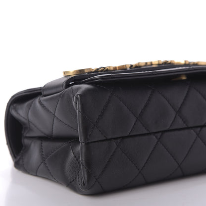 Chanel Calfskin Quilted Enchained Flap Black 6 of 9
