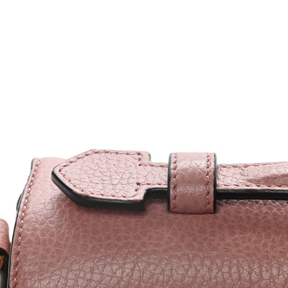 Gucci Dollar Calfskin Interlocking G Top Handle Shoulder Bag Soft Pink 18 of 20