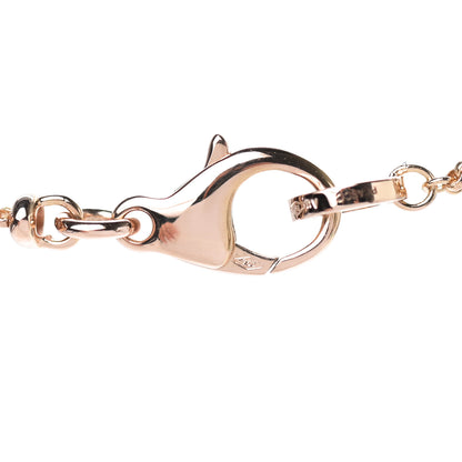Bulgari 18K Rose Gold Diamond Mother of Pearl Gelati Necklace 9 of 10