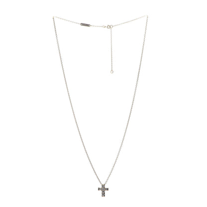 Van Cleef & Arpels 18K Yellow Gold Diamond Cross Pendant Necklace 3 of 6