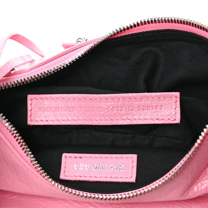 Balenciaga Agneau Arena Le Cagole Chain Shoulder Bag XS Sweet Pink 7 of 9