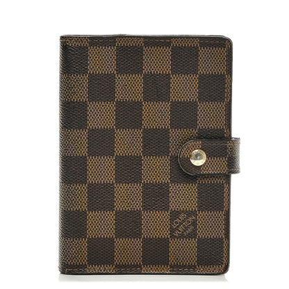 Louis Vuitton Damier Ebene Small Ring Agenda 1 of 7