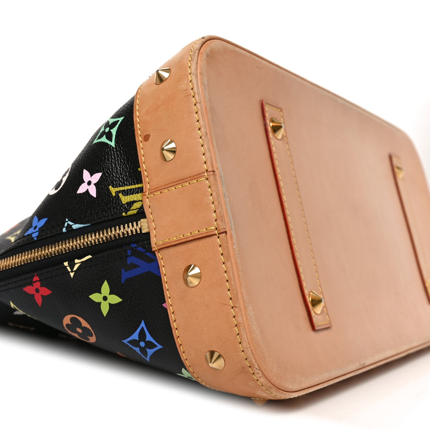 Louis Vuitton Monogram Multicolor Alma GM Black 8 of 9