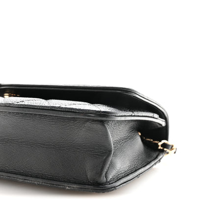 Chanel Caviar Quilted CC Filigree Wallet On Chain WOC Black 11 of 11