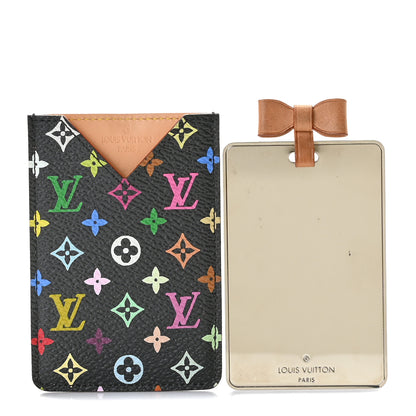 Louis Vuitton Monogram Multicolor Mirror and Case Pouch Black 1 of 6