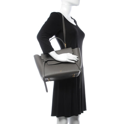 Celine Grained Calfskin Mini Belt Bag Grey 2 of 8