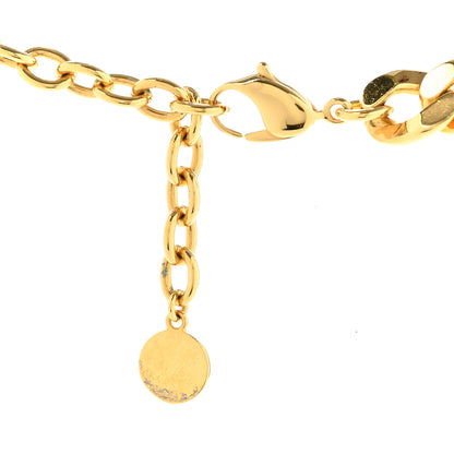 Christian Dior Metal Danseuse Etoile Chain Choker Necklace Gold 5 of 8