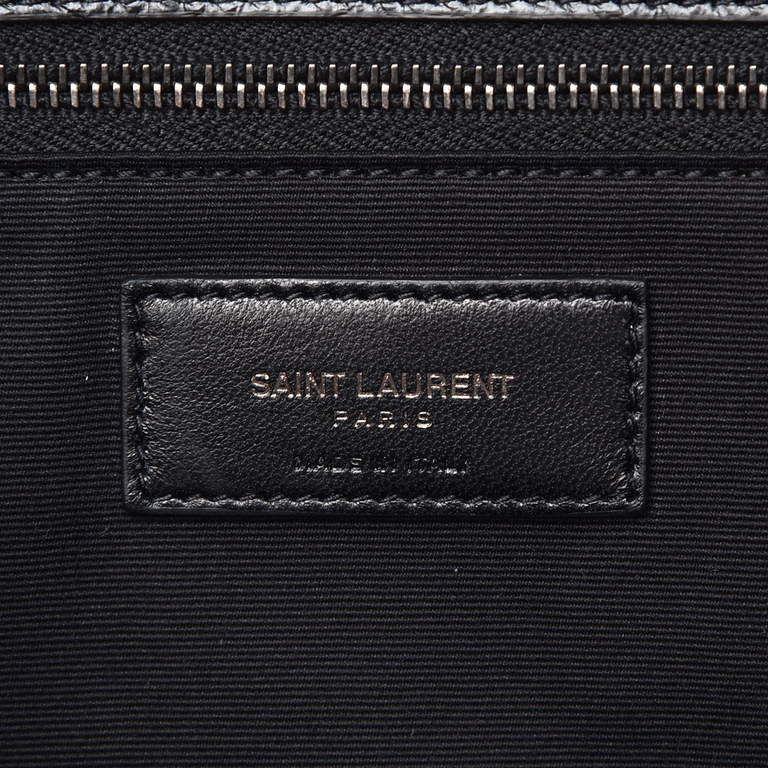 Saint Laurent Crinkled Calfskin Matelasse Monogram Large Niki Shopping Tote Bag Black 6 of 7