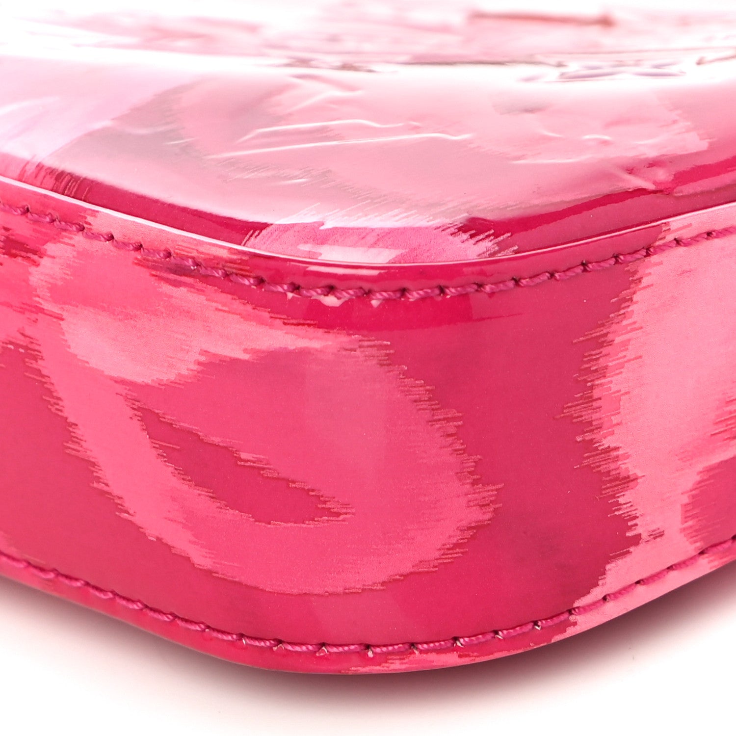 Louis Vuitton Vernis Ikat Pochette Accessories NM Rose Indien 10 of 10