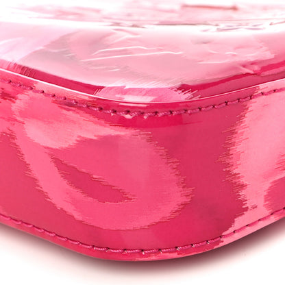 Louis Vuitton Vernis Ikat Pochette Accessories NM Rose Indien 10 of 10