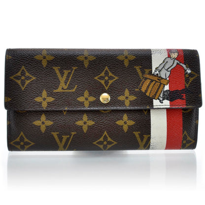 Louis Vuitton Monogram Groom Sarah Wallet Red 1 of 10
