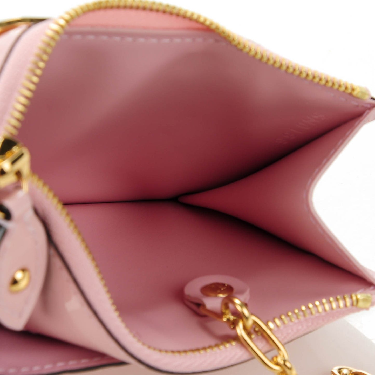 Vernis Key Pouch Rose Ballerine