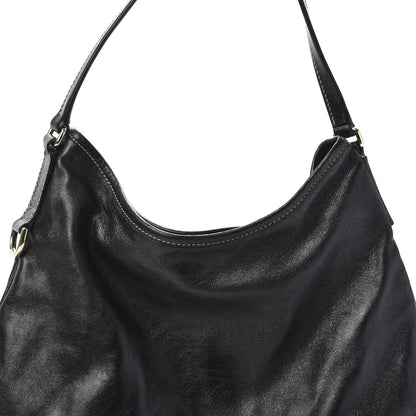 Gucci Calfskin Medium New Britt Hobo Black 9 of 9