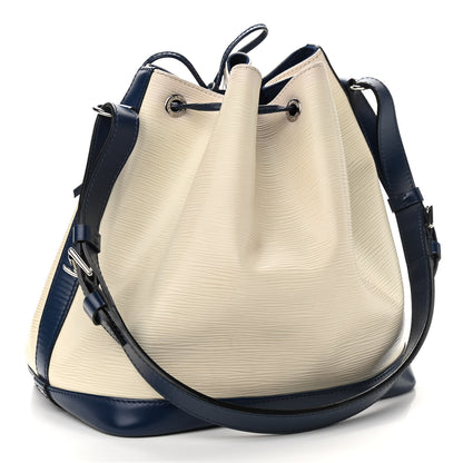 Louis Vuitton Epi Petit Bi-Color Noe Ivory Indigo 3 of 11