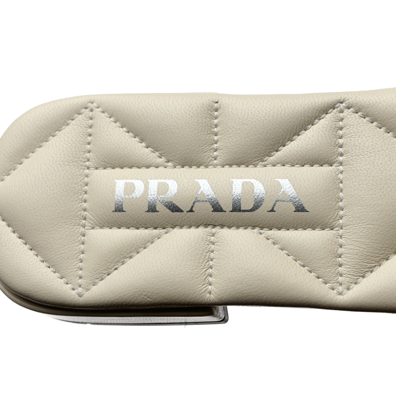 Prada Jacquard Logo Embroidered 10mm Slide Sandals 40 Rosso Talco 6 of 8