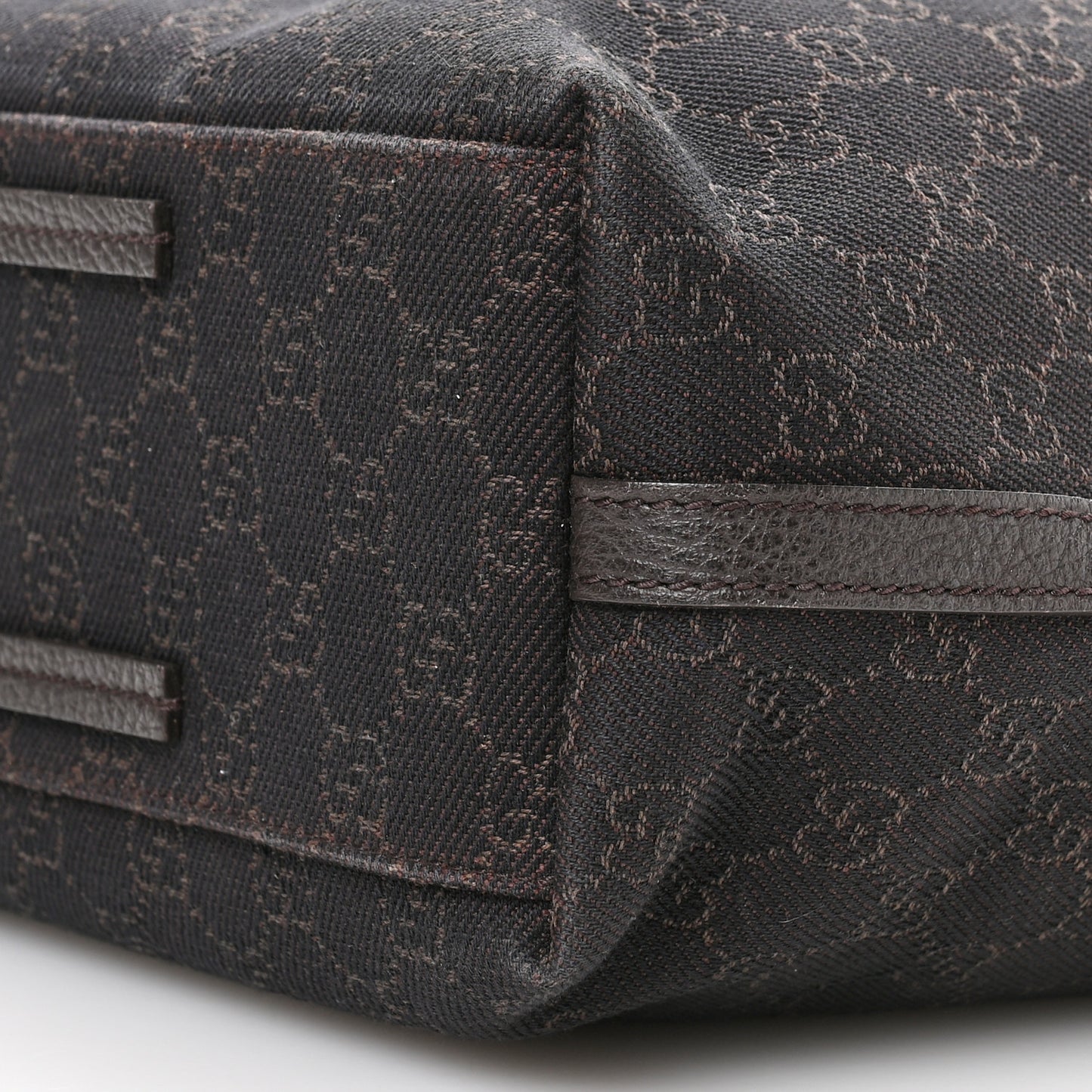 Canvas Monogram Gifford Shopping Tote Brown