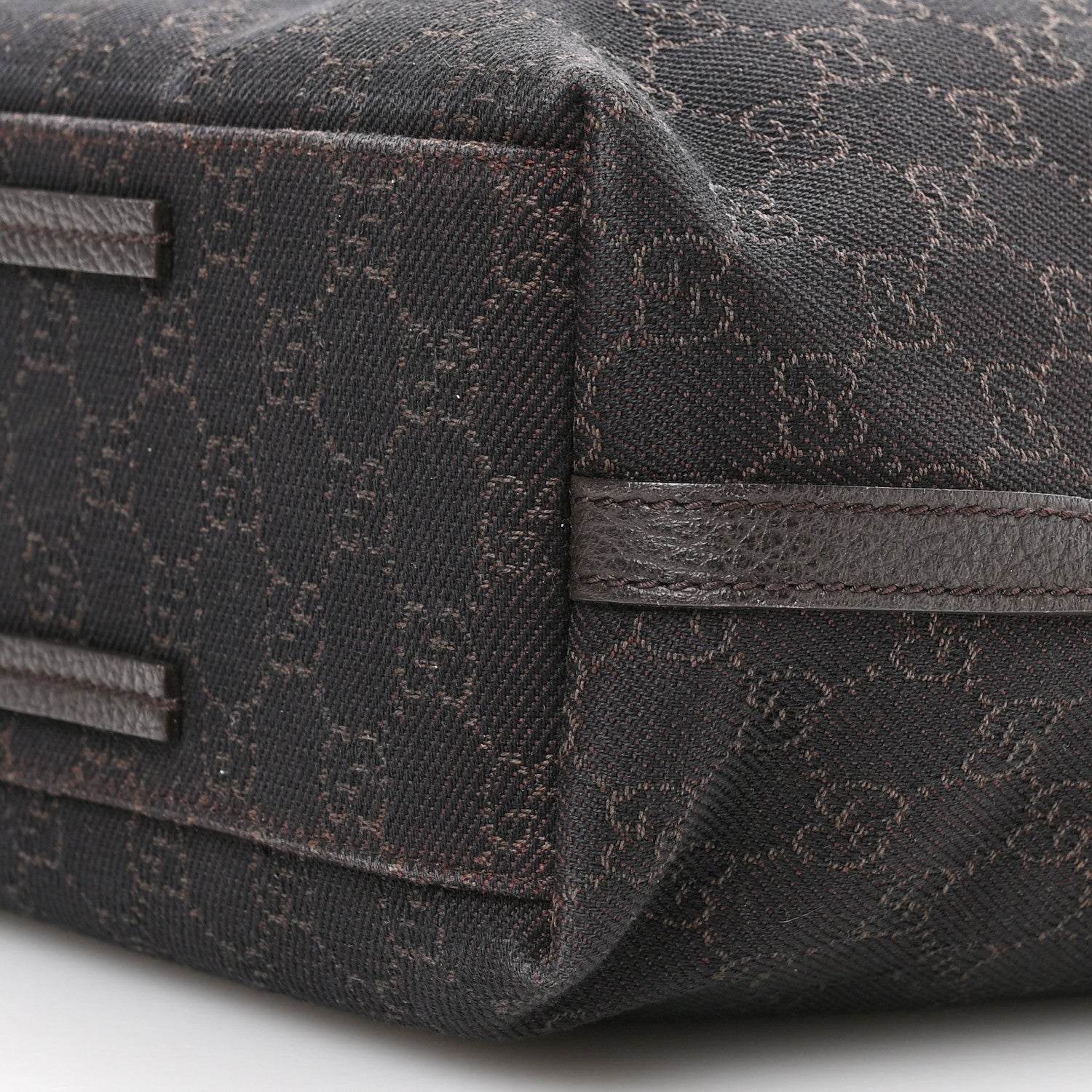 Gucci Canvas Monogram Gifford Shopping Tote Brown 11 of 19