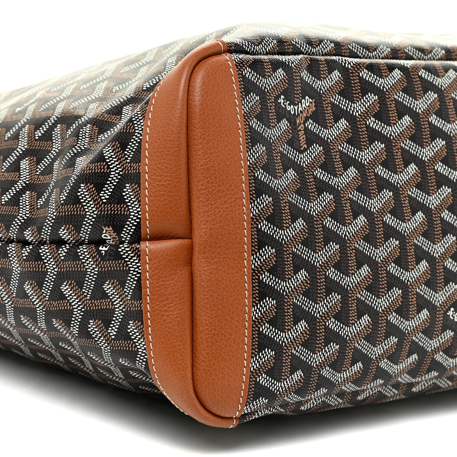 Goyard Goyardine Artois MM Black Gold 8 of 9