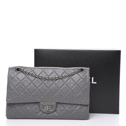 Chanel Aged Calfskin Quilted 2.55 Reissue 226 Flap Grey 13 of 13