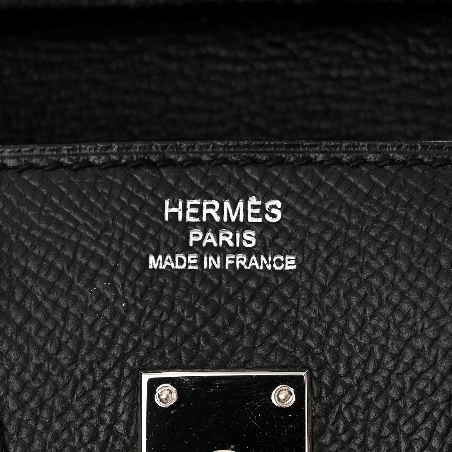 Hermes Epsom Birkin 25 Black 6 of 11