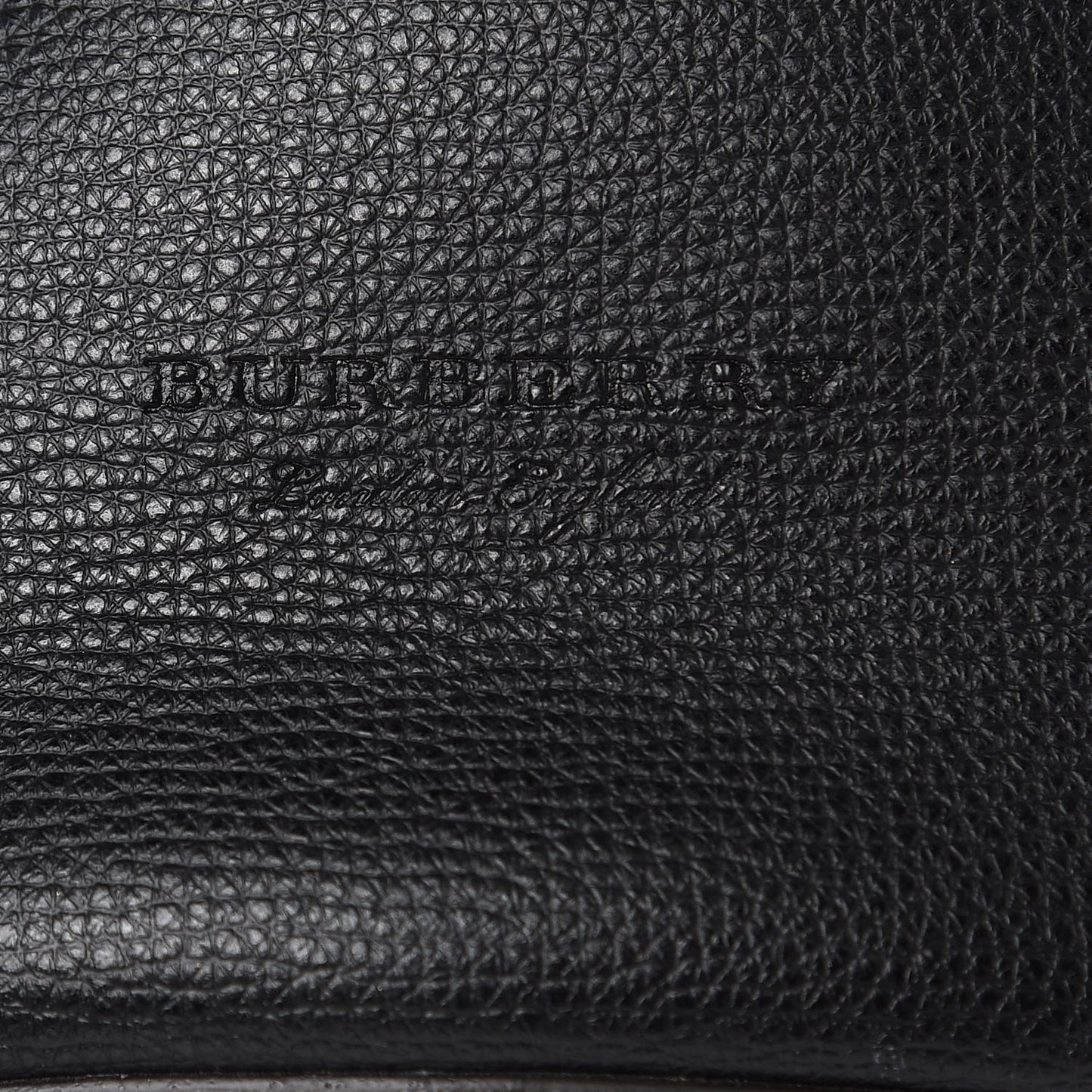 London Grainy Calfskin Small Lorne Bucket Crossbody Black